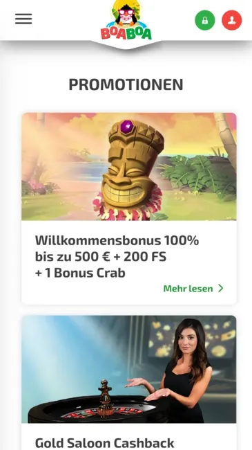 Boaboa bonus