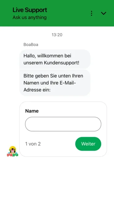 Boaboa support